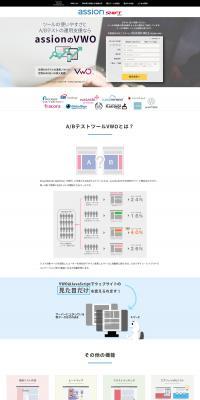VWO Premium Partner LP design (Businesses, companies, stores / White-based / Simple) PC version