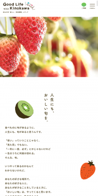 紀の川市のLPデザイン（サービス・保険・金融／イエロー系／にぎやか系）スマホ版