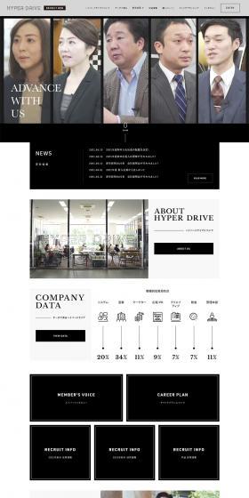 採用情報サイトのLPデザイン(求人・採用関連/ホワイト系/シンプル系)PC版