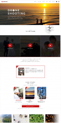 Video Production LP design (Services, Insurance, and Finance / Red tones / Refined style) PC version
