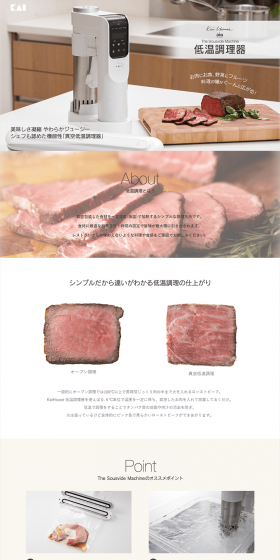 Sous vide cooker LP design (Cooking appliances / Green tones / Trust and Safety) PC version