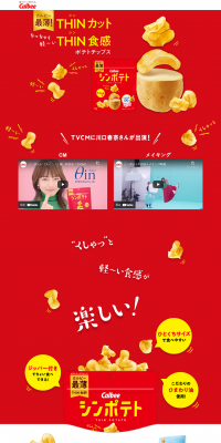 Shin Poteto LP design (Sweets and Snacks / Red tones / Strong) PC version