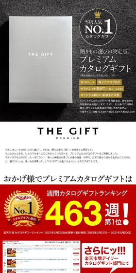Premium Catalog Gift LP design (Internet service / White-based / Trust and Safety) PC version