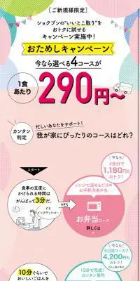 宅食のLPデザイン（イベント・キャンペーン・ギフト／ピンク系／かわいい系）スマホ版