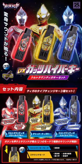 Ultraman Trigger DX Guts Hyper Key LP design (Kids, Baby, Toys / Multi-color type / Lively type) PC version