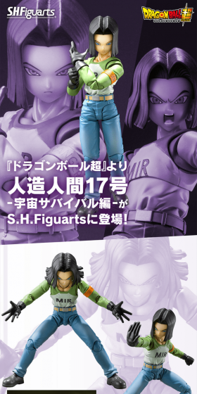 S.H.Figuarts Android 17 -Universal Survival Arc- LP design (Kids, Baby, Toys / Purples / Cool style) PC version