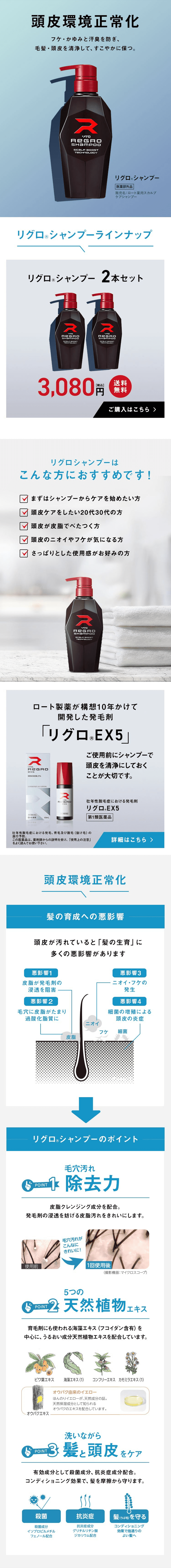 Rigro Shampoo LP design (Beauty, Skincare, Fragrance / Shades of blue / Clean-cut) PC version
