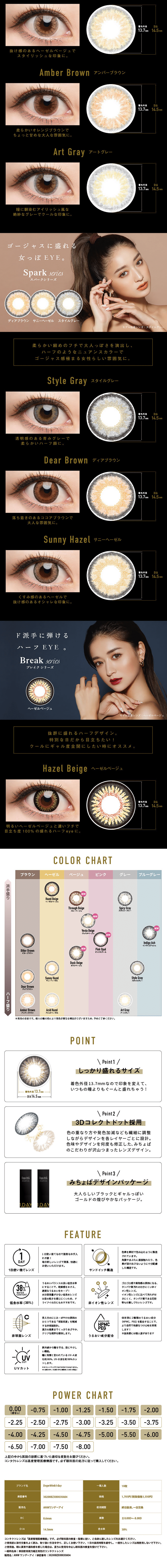 DopeWink LP design (Beauty, Skincare, Fragrance / White-based / Refined style) PC version