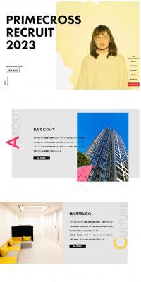 New Graduate Recruitment Website LP design (Recruitment and Hiring / White-based / Simple) PC version