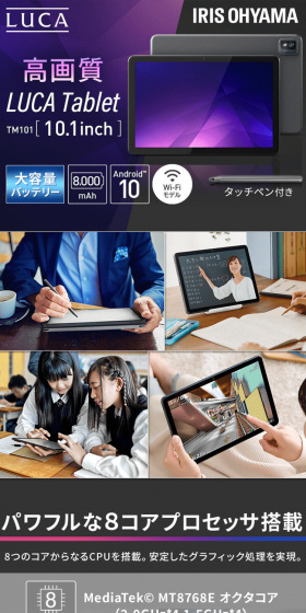 Tablet 10 inch TM101N1-B LP design (Tablet and Smartphone / Shades of grey / Trust and Safety) PC version