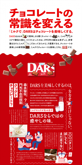 DARSのLPデザイン（洋菓子／レッド系／にぎやか系）PC版