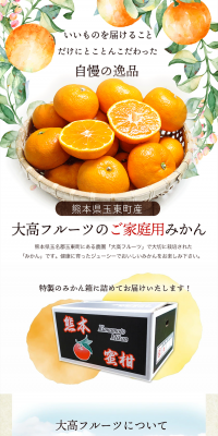 Otaka Fruits' mandarin oranges for home use LP design (food / White-based / Natural style) PC version