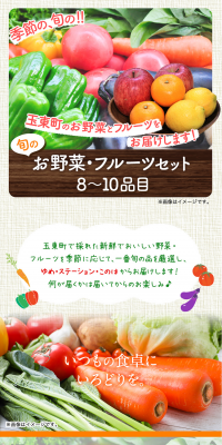 Seasonal Vegetable and Fruit Assortment Set LP design (food / Orange tones / Natural style) PC version