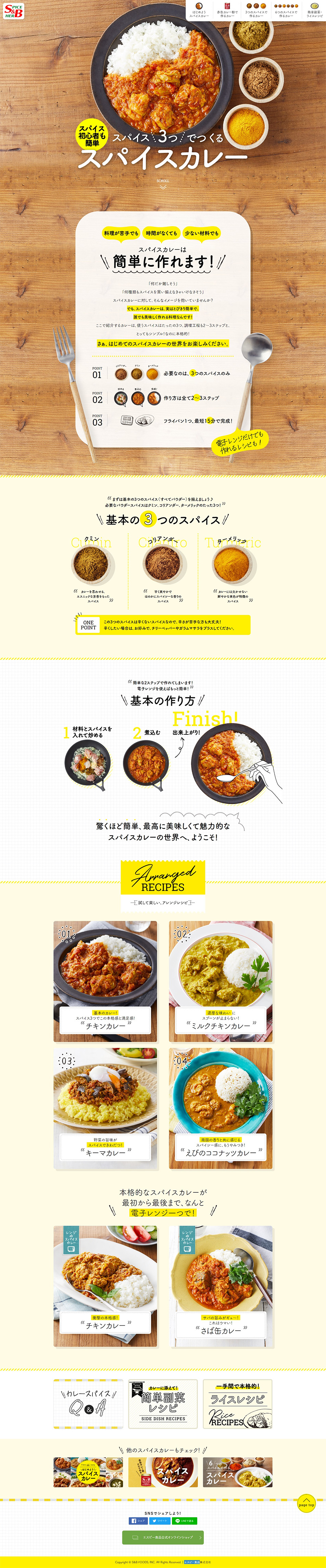 Spice Curry LP design (Retort / Instant / yellow / Natural style) PC version