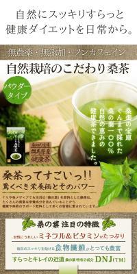 Mulberry Leaf Tea Powder Type LP design (Health foods, health drinks, and supplements / Beige tones / Organic) PC version