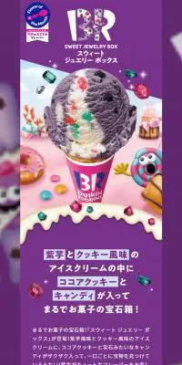 スウィート ジュエリー ボックスのLPデザイン（洋菓子／パープル系／にぎやか系）PC版