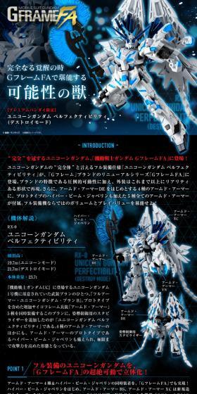Mobile Suit Gundam G-FRAME FA Unicorn Gundam LP design (Toys, Hobbies & Figures / Black-colored / Cool style) PC version