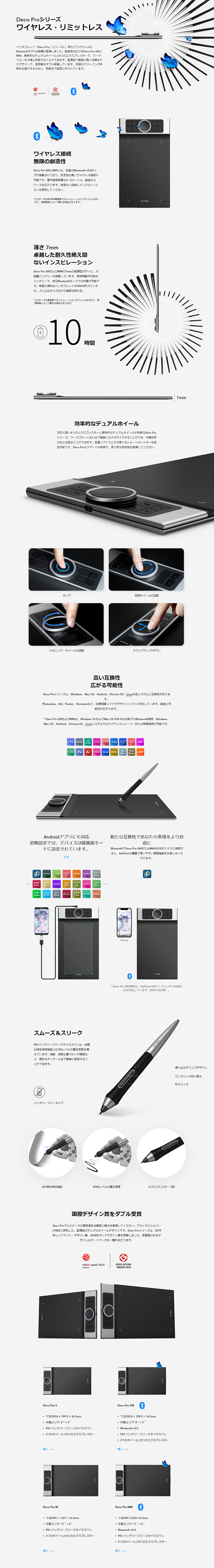 Deco Pro MW/SWのLPデザイン（パソコン・周辺機器／グレー系／シンプル系）PC版