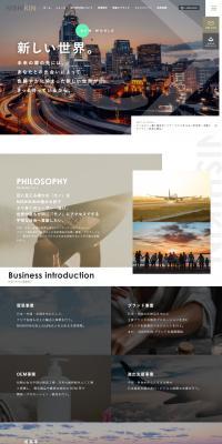 Nishikishokin Co., Ltd. LP design (Businesses, companies, stores / Multi-color type / Cool style) PC version