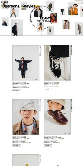 10 persons, 10 styles LP design (Women's fashion / White-based / Simple) PC version