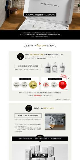 BULK HOMME Subscription Plan LP design (Skincare, Bodycare, Haircare / Shades of grey / Clean-cut) PC version