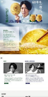 KOIKEYA Theのり塩、The麹塩 ポテトチップスのLPデザイン（スナック・ガム・あめ・グミ／グリーン系／力強い系）PC版