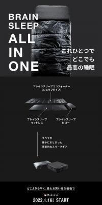 BRAINSLEEPALLINONE LP design (Bedding, Carpets, and Furniture Storage / Black-colored / Clean-cut) PC version