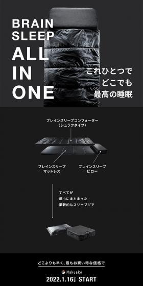 BRAINSLEEPALLINONE LP design (Bedding, Carpets, and Furniture Storage / Black-colored / Clean-cut) PC version