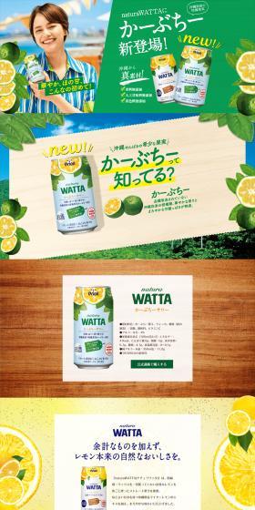 naturaWATTA LP design (Other alcoholic drinks / Green tones / Cute style) PC version