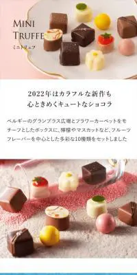 ミニトリュフのLPデザイン（洋菓子／ホワイト系／キレイ系）スマホ版