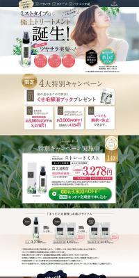 Straight Mist LP design (Skincare, Bodycare, Haircare / Green tones / Trust and Safety) PC version