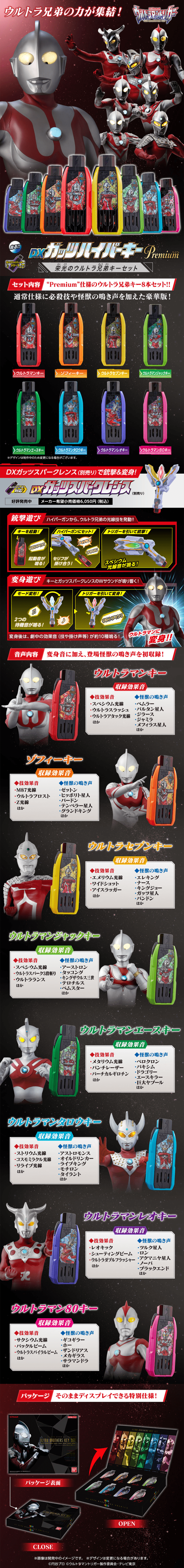 DX Guts Hyper Key Premium Glory of Ultra Brothers Key Set LP design (Toys, Hobbies & Figures / Black-colored / Cool style) PC version
