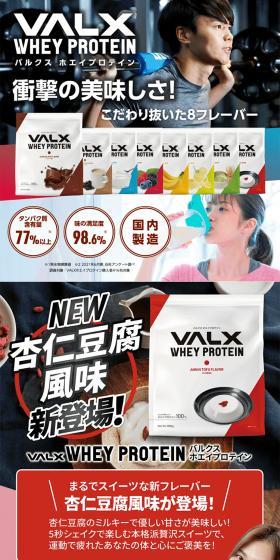 VALX Whey Protein LP design (protein supplement / White-based / Lively type) PC version