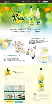 Pulco LP design (Water and Soft Drinks / Green tones / Refreshing type) PC version