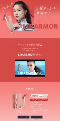 Kiss Lip Armor X LP design (Cosmetics, makeup, and contact lenses / Red tones / Simple) PC version