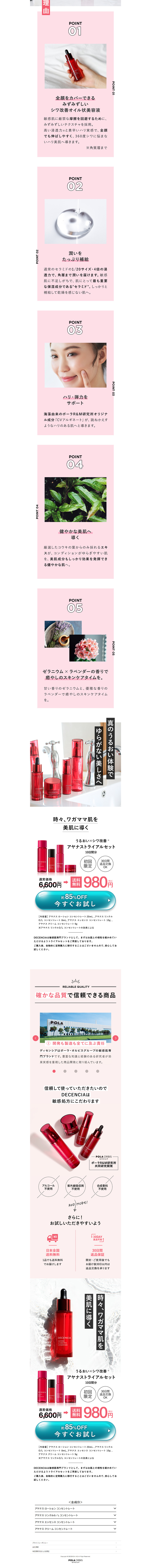 AyanaS 10-day Trial Set LP design (Skincare, Bodycare, Haircare / White-based / Cute style) PC version
