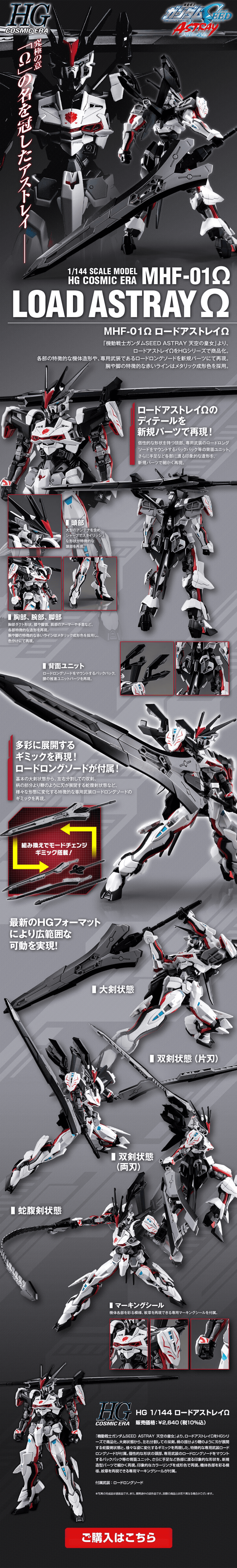 ＨＧ 1/144 ロードアストレイΩのLPデザイン（玩具・ホビー・フィギュア／グレー系／かっこいい系）PC版