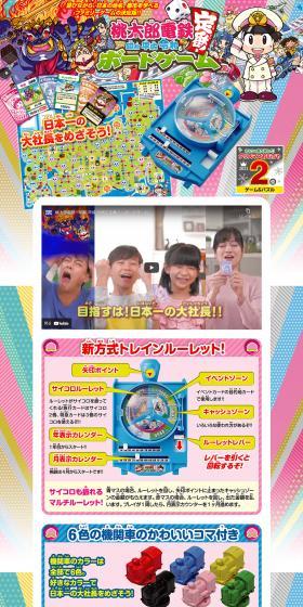 Momotaro Dentetsu: A Classic Across Showa, Heisei, and Reiwa Eras! Board Game LP design (Toys, Hobbies & Figures / Multi-color type / Flashy style) PC version