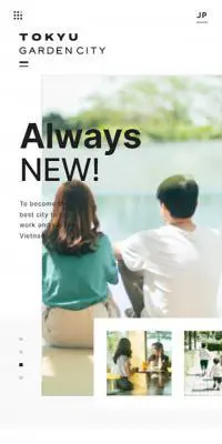 TOKYU Garden CityのLPデザイン（企業・会社・お店／ホワイト系／シンプル系）スマホ版