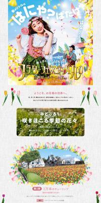 Flower Festival LP design (Events, Campaigns, Experiences / Multi-color type / Flashy style) PC version