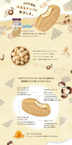 Macadamia Nuts Scotch LP design (Western confectionery / Beige tones / Cute style) PC version
