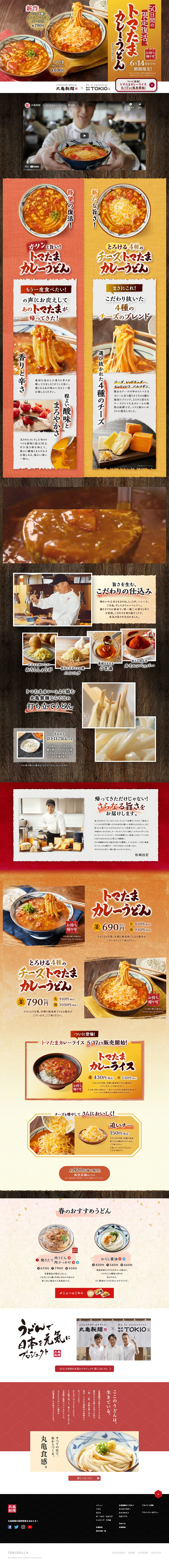 Tomatama Curry Udon and Cheese Tomatama Curry Udon LP design (Noodles, Bread, and Flour-based Foods / Gold tones / Japanese style) PC version