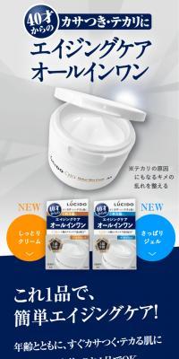 エイジングケア オールインワンのLPデザイン（スキンケア・ボディケア・ヘアケア／ホワイト系／清潔系）スマホ版