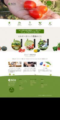 Organic Agricultural Business LP design (Businesses, companies, stores / Green tones / Organic) PC version