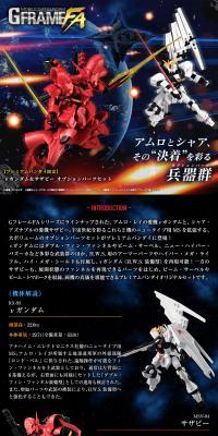 Mobile Suit Gundam G FRAME FA ν Gundam & Sazabi Option Parts Set LP design (Toys, Hobbies & Figures / Black-colored / Cool style) PC version