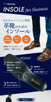 TENTIAL Insole for Business Leather Shoes LP design (Shoes / Shades of blue / Trust and Safety) PC version