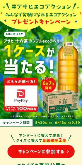 Eco-Action Present Campaign to Make Everyone Smile LP design (Events, Campaigns, Experiences / Green tones / Lively type) PC version