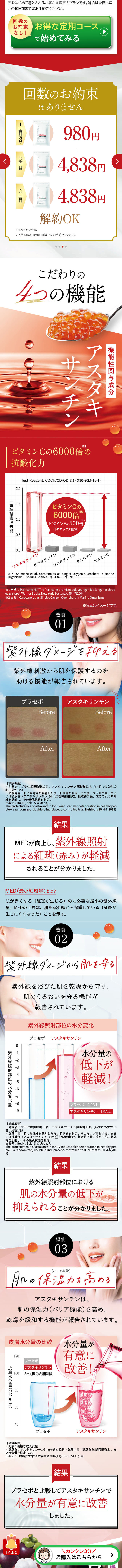 White Polyphenol C Professional LP design (Beauty foods, beauty drinks, and supplements / Red tones / Refined style) Mobile version
