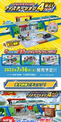 サウンドチェンジ！マイステーション4WAYのLPデザイン（玩具・ホビー・フィギュア／ブルー系／にぎやか系）PC版