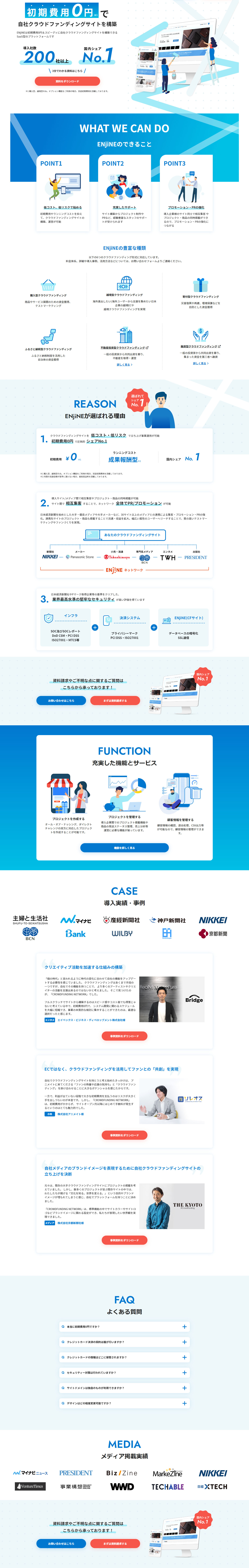 CROWDFUNDINGNETWORK Powered by ENjiNE LP design (Design, Apps, Systems / Shades of blue / Stylish type) PC version